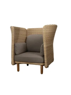 Cane-line Udendørs Loungemøbler|Havestole<Arch Loungestol, høj arm/ryg fra