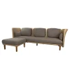 Cane-line Udendørs Loungemøbler<Arch 3-pers. Sofa m. chaise longue fra