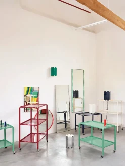 HAY Spejle<Arcs Mirror Rectangle M, green fra