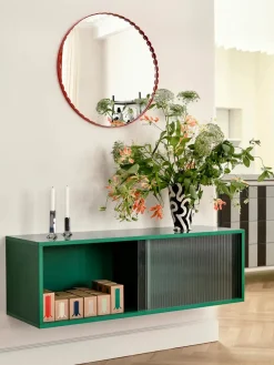 HAY Spejle<Arcs Mirror Rectangle M, green fra