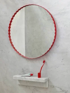 HAY Spejle<Arcs Mirror Round, red fra