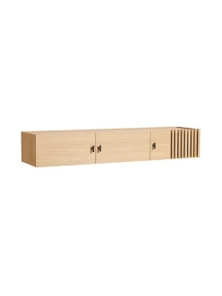 Woud Tv-Borde<Array Low Sideboard, wall-mounted fra