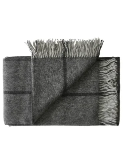 Silkeborg Uldspinderi Gaver Til Ham|Puder Og Plaider<Askø Plaid, fjord fra