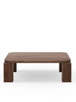 New Works Sofaborde<Atlas Sofabord 820x820, Natural Oak fra