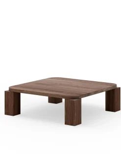 New Works Sofaborde<Atlas Sofabord 820x820, Natural Oak fra