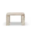 New Works Sofaborde<Atlas Sofabord 600x600, Unfilled Travertine fra