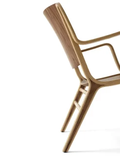 &Tradition Lænestole<AX HM11 Stol, eg/valnød fra