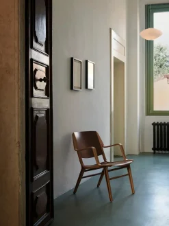 &Tradition Lænestole<AX HM11 Stol, eg/valnød fra