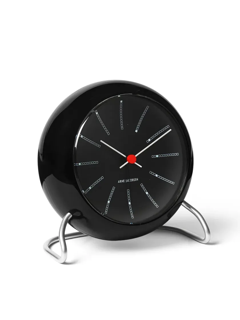 Arne Jacobsen Clocks Gaver Til Ham<Bankers Bordur, sort af Arne Jacobsen