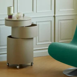 Verpan Sideborde Og Små Borde<Barboy Sidebord, lilac grey af Verner Panton