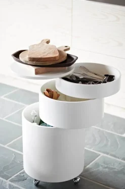 Verpan Sideborde Og Små Borde<Barboy Sidebord, orange af Verner Panton