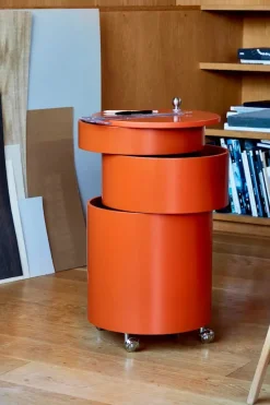 Verpan Sideborde Og Små Borde<Barboy Sidebord, orange af Verner Panton