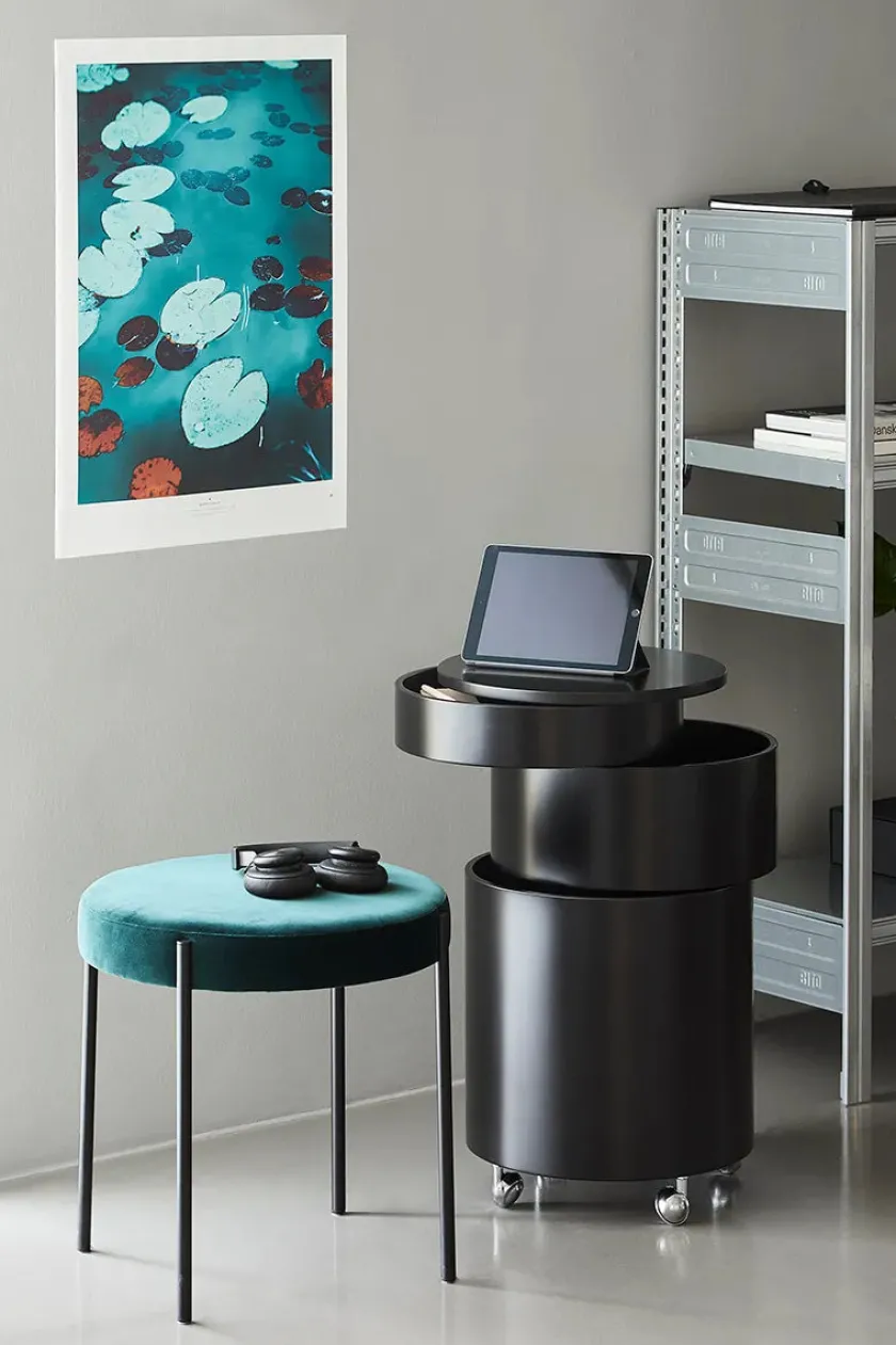 Verpan Sideborde Og Små Borde<Barboy Sidebord, sort af Verner Panton