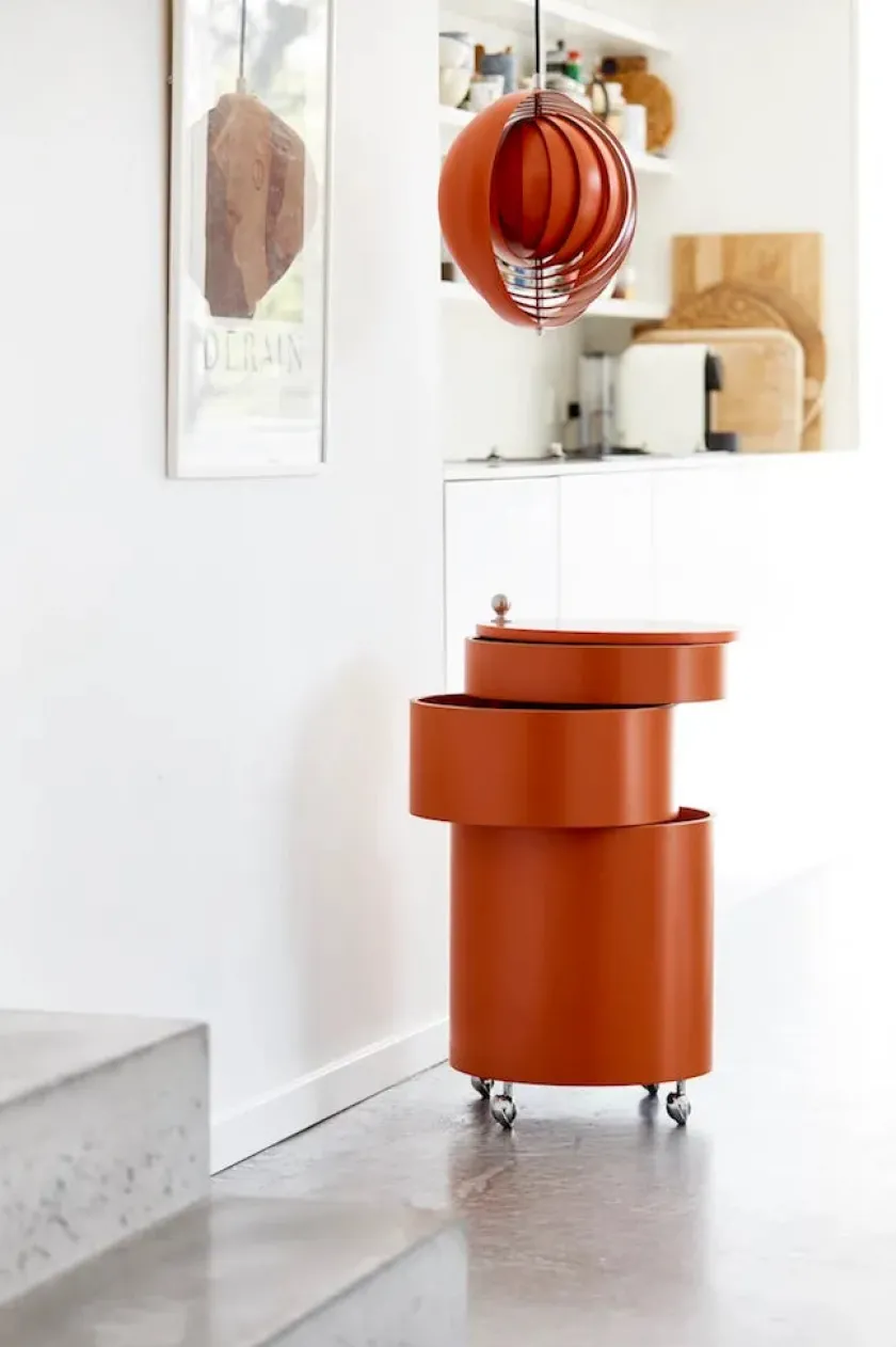 Verpan Sideborde Og Små Borde<Barboy Sidebord, sort af Verner Panton