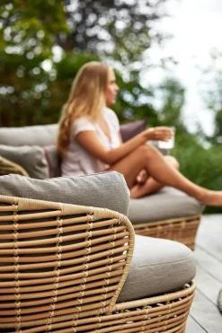 Cane-line Udendørs Loungemøbler|Havestole<Basket Loungestol fra