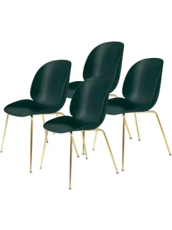 GUBI Spisebordsstole<Beetle Chair, conic base 4 stk. fra