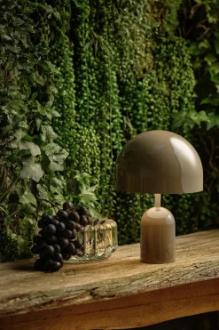 Tom Dixon Portable Lamper|Spots<Bell Portable Bordlampe, taupe fra