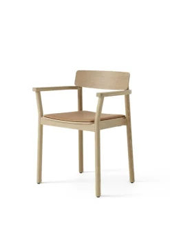 &Tradition Spisebordsstole<Betty TK11 Spisebordsstol, sortlakeret eg/sort læder fra