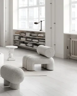 101 Copenhagen Bænke<Big Foot Bench Petit, bouclé fra