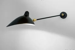 Editions Serge Mouille Væglamper|Spots<Big Wall Lamp w/1 Arm, 2 Rotula af Serge Mouille
