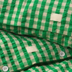 Juna Tekstiler Til Soveværelset<Bæk & Bølge Sengetøj, grøn/sand fra