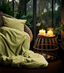 Juna Tekstiler Til Soveværelset<Bæk & Bølge Sengetøj, grøn/sand fra