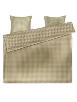 Juna Tekstiler Til Soveværelset<Bæk & Bølge Sengetøj, grøn/sand fra