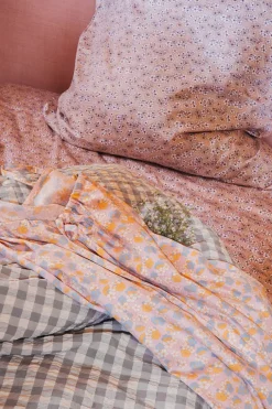 Juna Tekstiler Til Soveværelset<Bæk & Bølge Sengetøj, grøn/soft pink fra