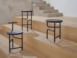 Stellar Works Spisebordsstole<Blend Chair, black oak fra