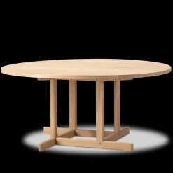 Fredericia Furniture Sofaborde<BM80 Shaker sofabord, rundt af Børge Mogensen