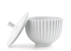 Lyngby Porcelæn Service<Bonbonniere i porcelæn fra