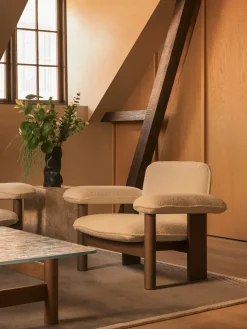 Audo Copenhagen Lænestole<Brasilia Lounge Chair, low back, textile fra