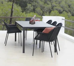 Cane-line Havestole<Breeze Havestol m. Armlæn, stabelbar fra