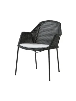 Cane-line Havestole<Breeze Havestol m. Armlæn, stabelbar fra