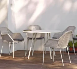 Cane-line Havestole<Breeze Havestol m. Armlæn, stabelbar fra