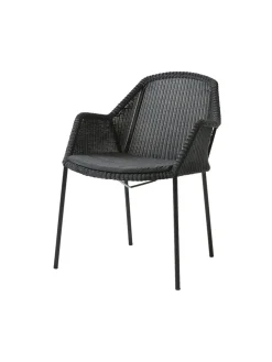 Cane-line Havestole<Breeze Havestol m. Armlæn, stabelbar fra