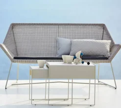 Cane-line Udendørs Loungemøbler<Breeze 2-pers. Loungesofa fra