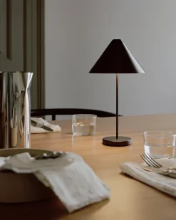 New Works Portable Lamper|Spots<Brolly portable, steel black fra