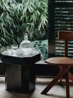 Louise Roe Gaver Til Hende|Service<Bubble Glass Water Low, plain top fra