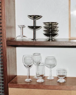 Louise Roe Gaver Til Hende|Service<Bubble Glass Wine, plain top fra
