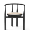 New Works Spisebordsstole<Bukowski Chair m. Fransk Flet, sort fra
