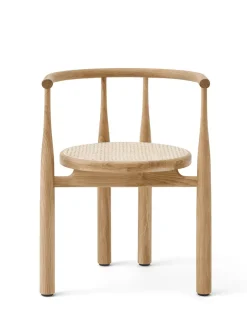 New Works Spisebordsstole<Bukowski Chair m. Fransk Flet, sort fra