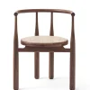 New Works Spisebordsstole<Bukowski Chair m. Fransk Flet, valnød fra
