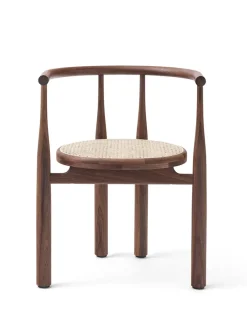 New Works Spisebordsstole<Bukowski Chair m. Fransk Flet, valnød fra