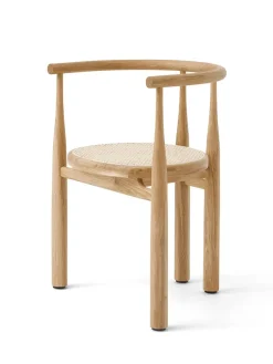 New Works Spisebordsstole<Bukowski Chair m. Fransk Flet, valnød fra