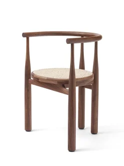 New Works Spisebordsstole<Bukowski Chair m. Fransk Flet, valnød fra