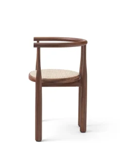 New Works Spisebordsstole<Bukowski Chair m. Fransk Flet, valnød fra