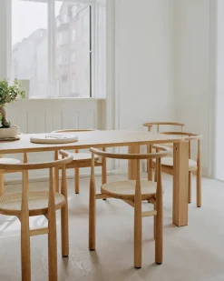 New Works Spisebordsstole<Bukowski Chair m. Fransk Flet, valnød fra