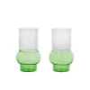 Tom Dixon Service<Bump Tall Glasses Green fra