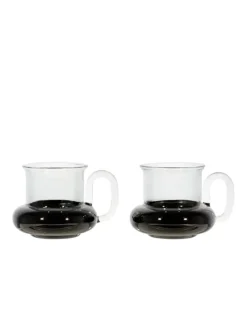 Tom Dixon Service<Bump Tea Cups Black fra